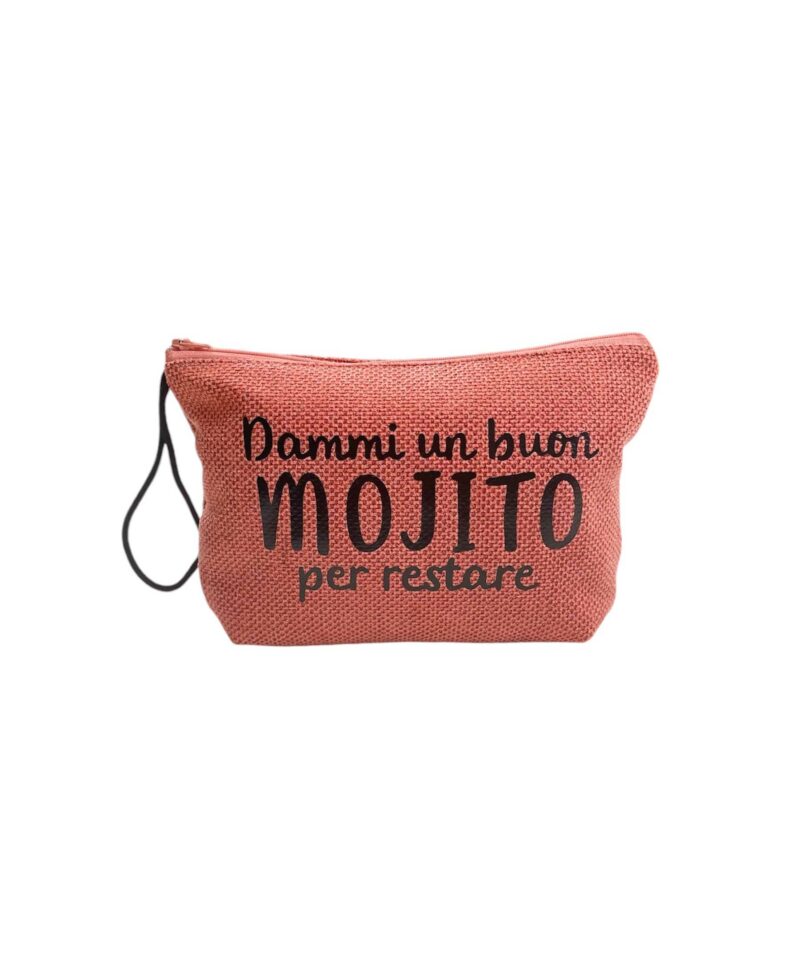 Pochette pesca mojito nero