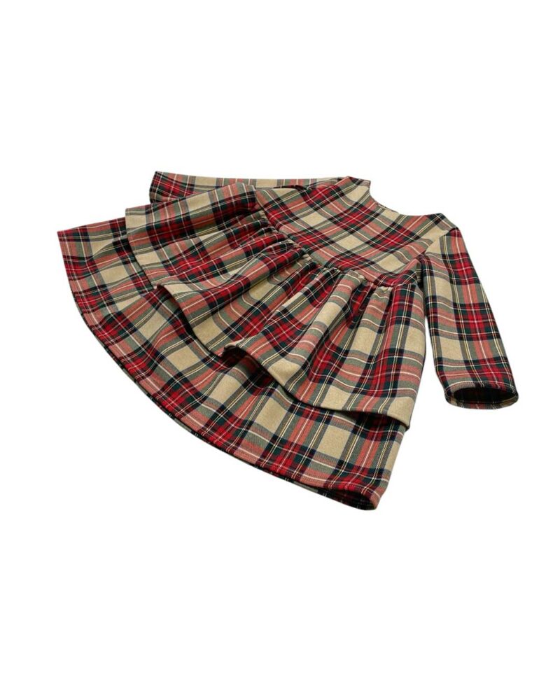 Abito bimba tartan 2024