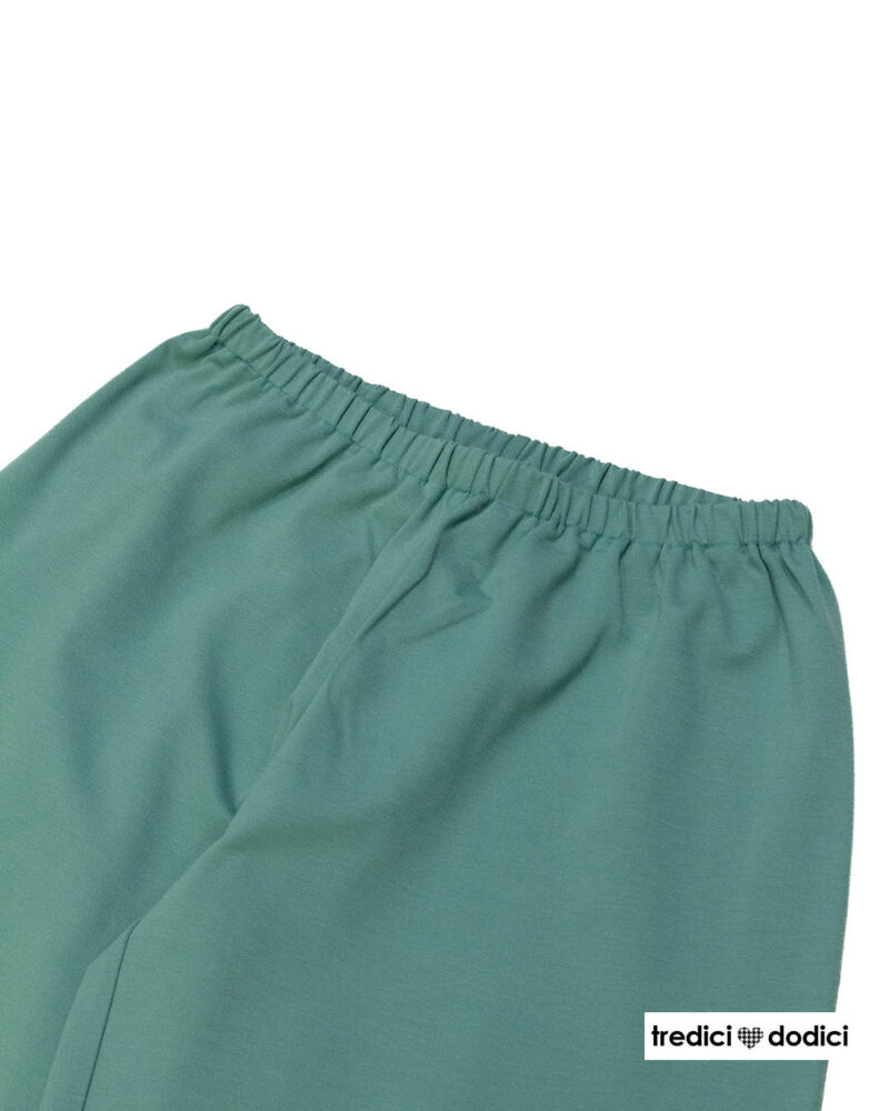 Panta palazzo menta donna